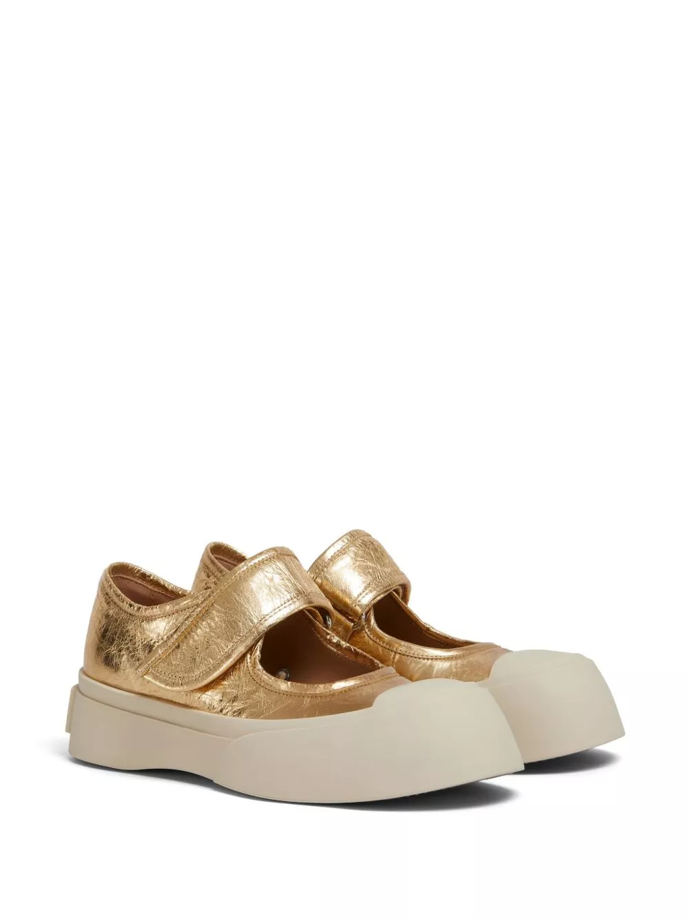 Affordable Marni metallic-effect platform sneakers Women 0131