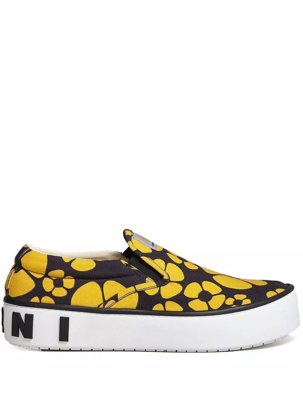 Cheap Marni floral-print slip-on sneakers Men 0127