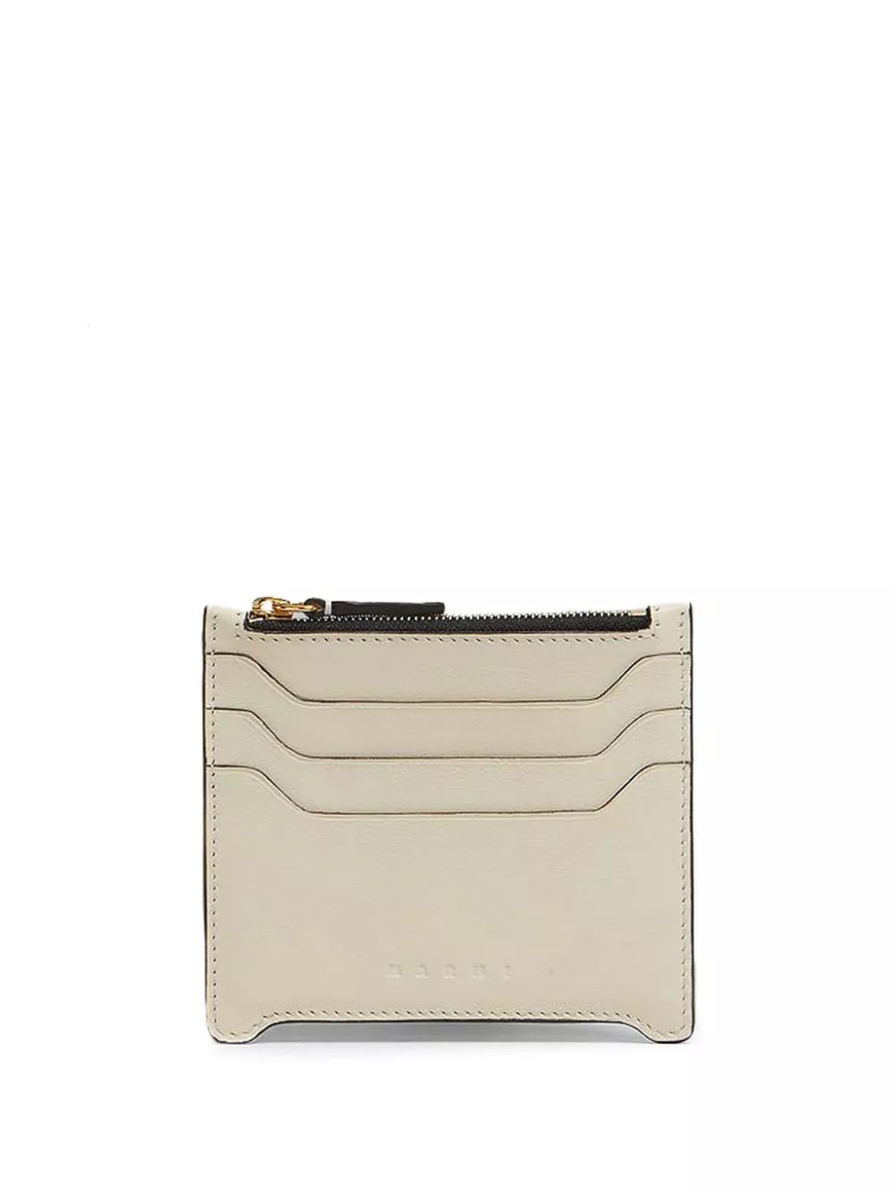 Marni small zipped leather card case Women 0113