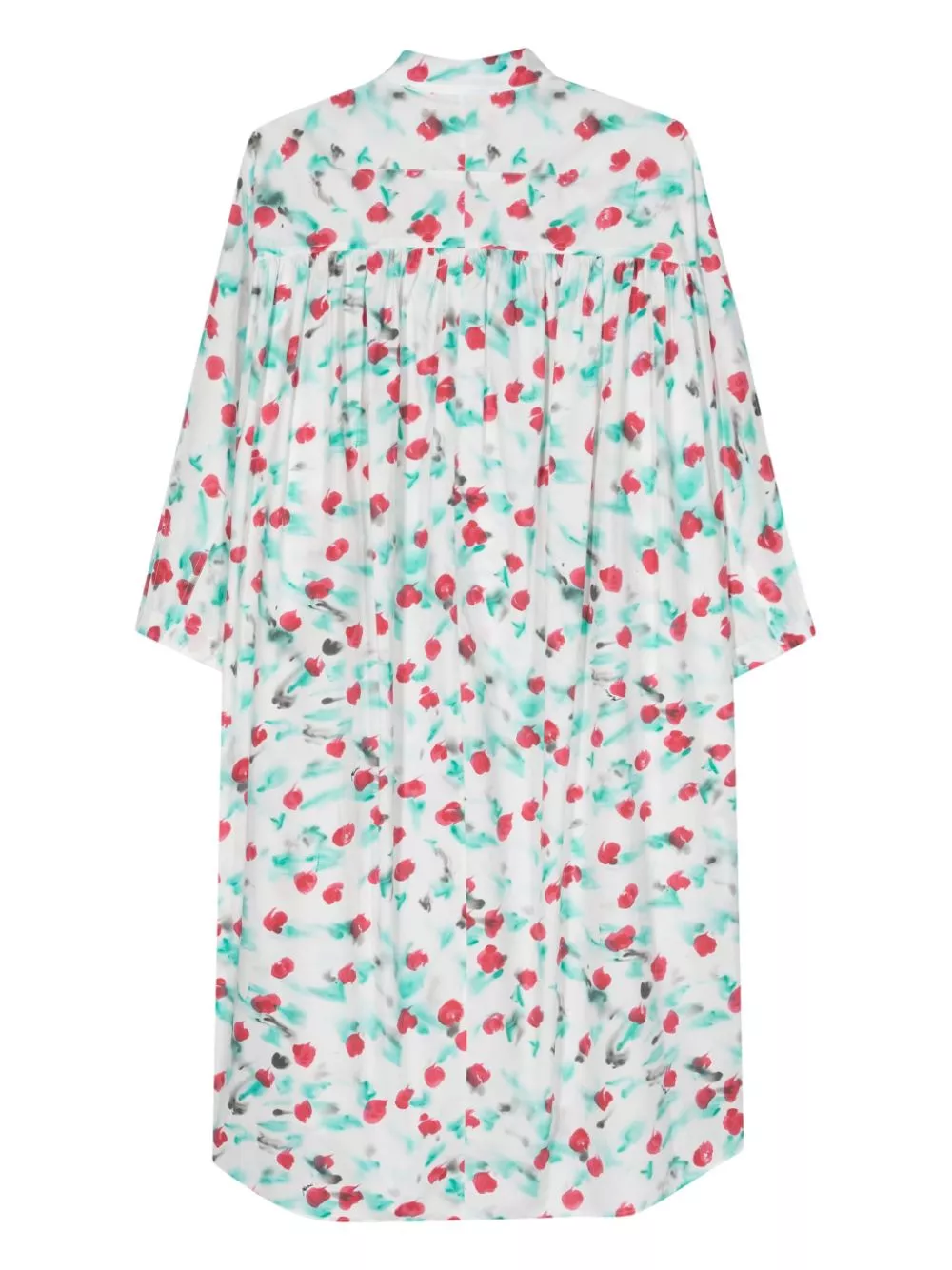 Affordable Marni reverie-print cotton shirtdress Women 0126