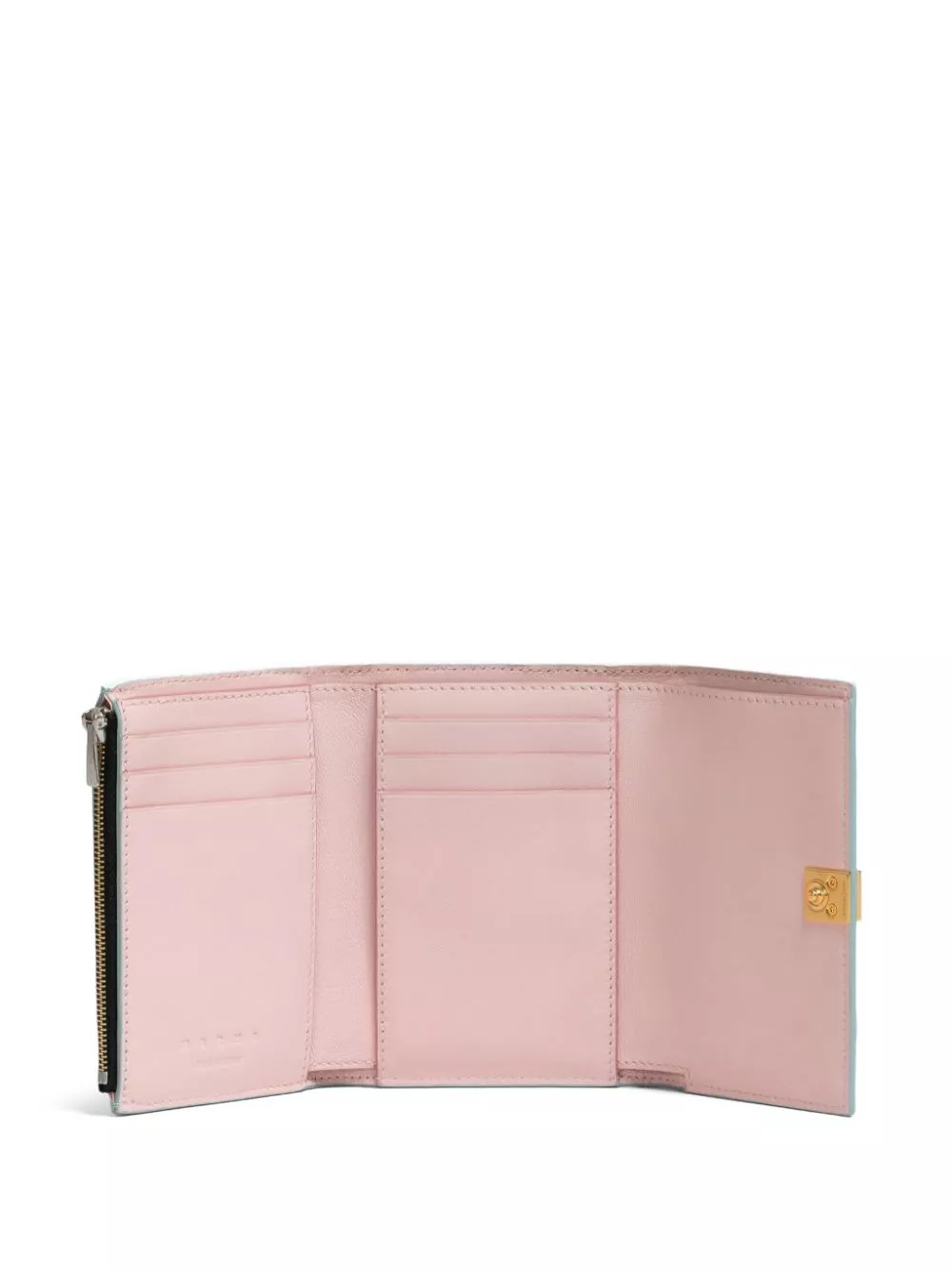 Cheap Marni magnetic leather buckle bi-fold wallet Women 0113