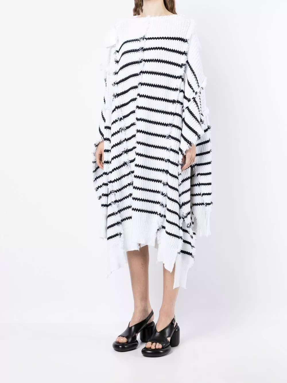 Affordable Marni striped knitted cape Women 0116