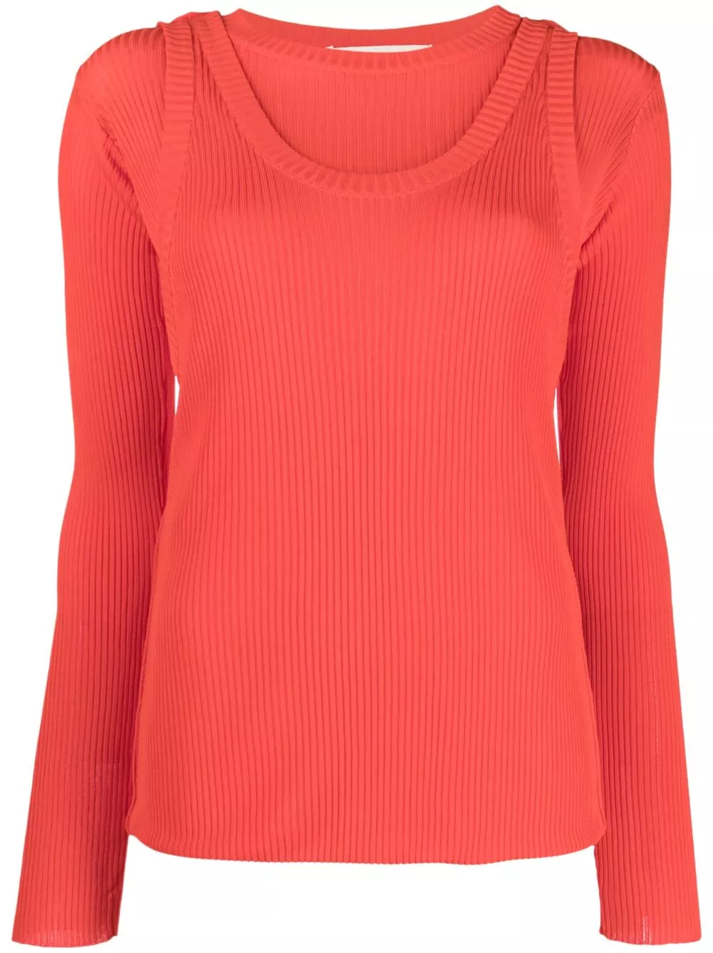 Affordable Marni layered-effect ribbed-knit jumper Women 0126