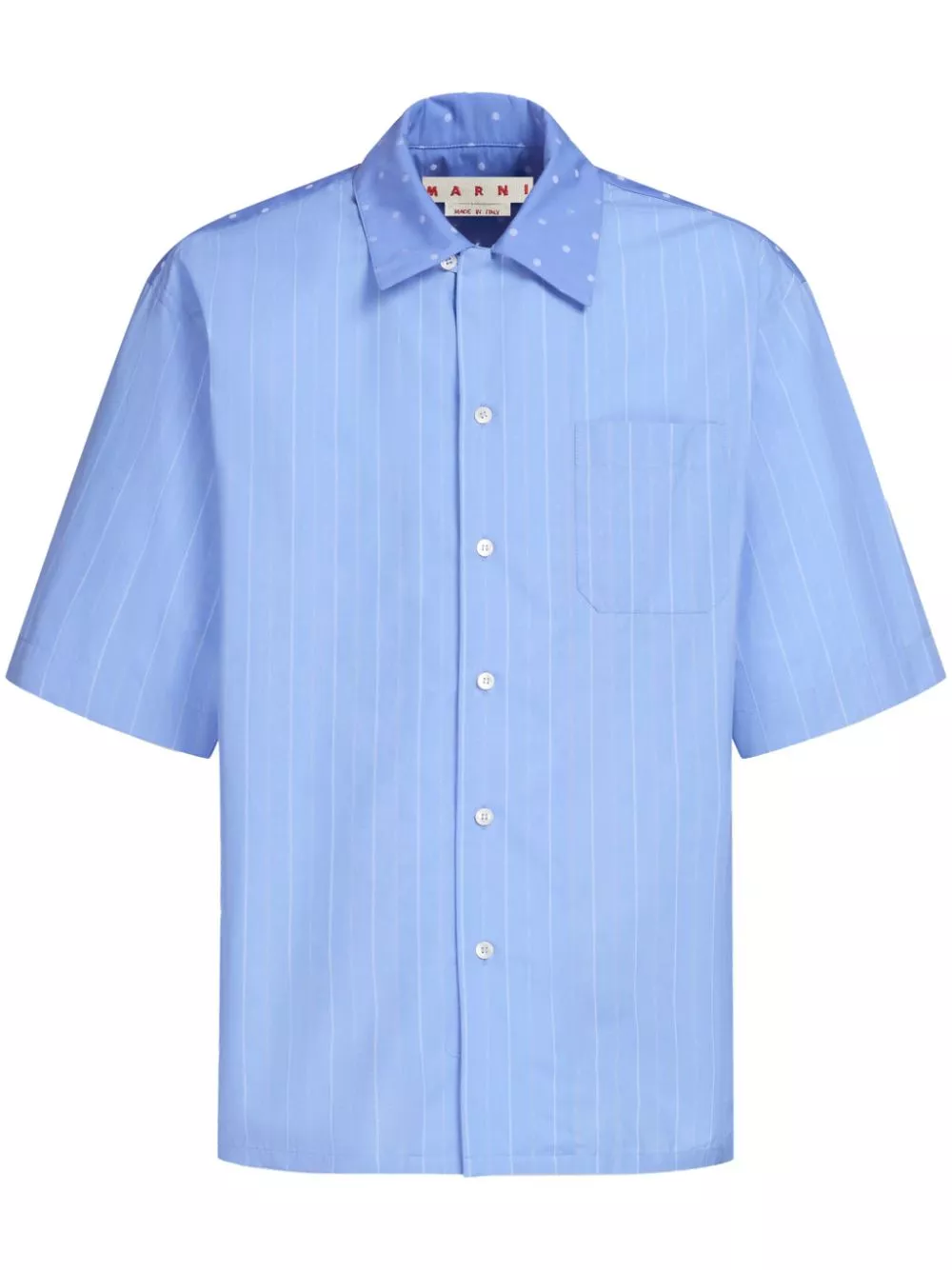 Cheap Marni pinstriped bowling shirt Men 0120