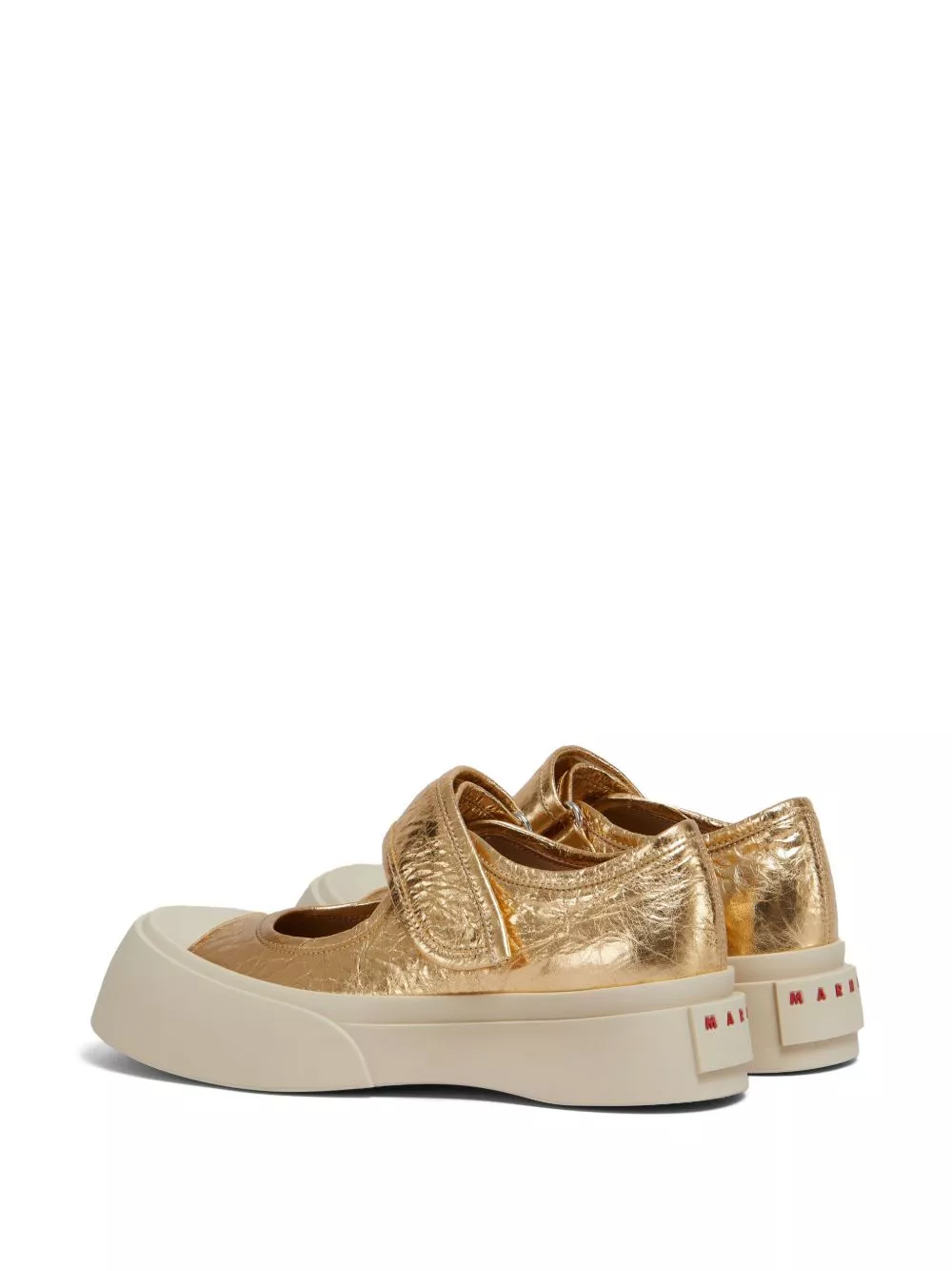 Affordable Marni metallic-effect platform sneakers Women 0131