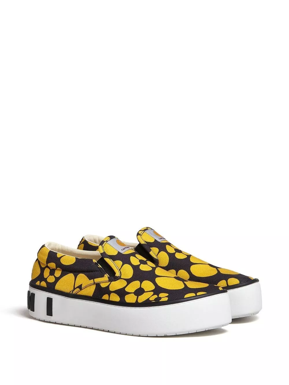 Cheap Marni floral-print slip-on sneakers Men 0127