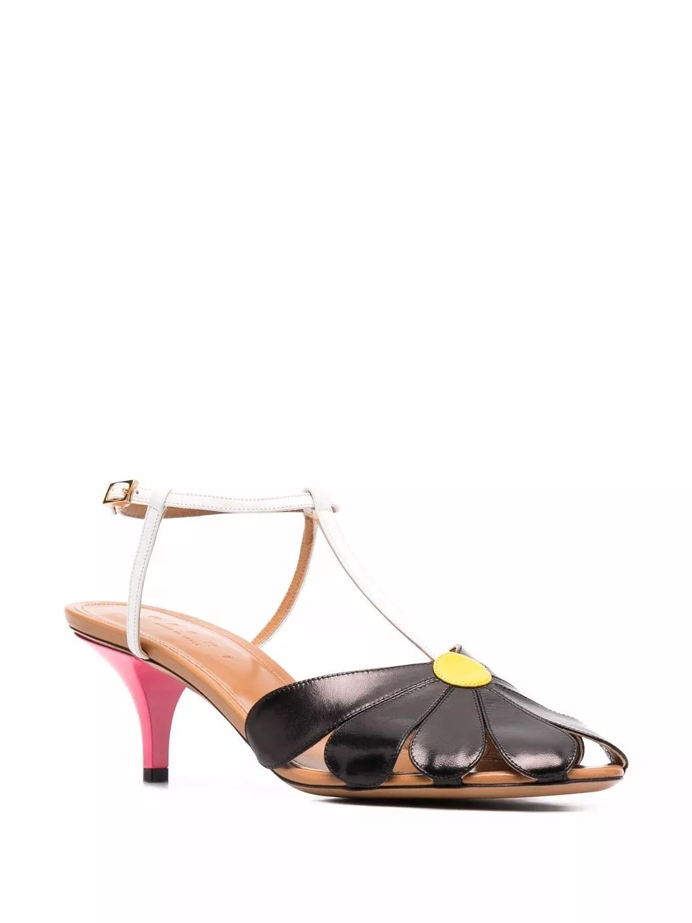 Cheap Marni floral-applique 70mm pumps Women 0131