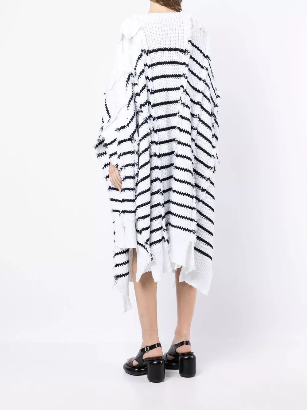 Affordable Marni striped knitted cape Women 0116