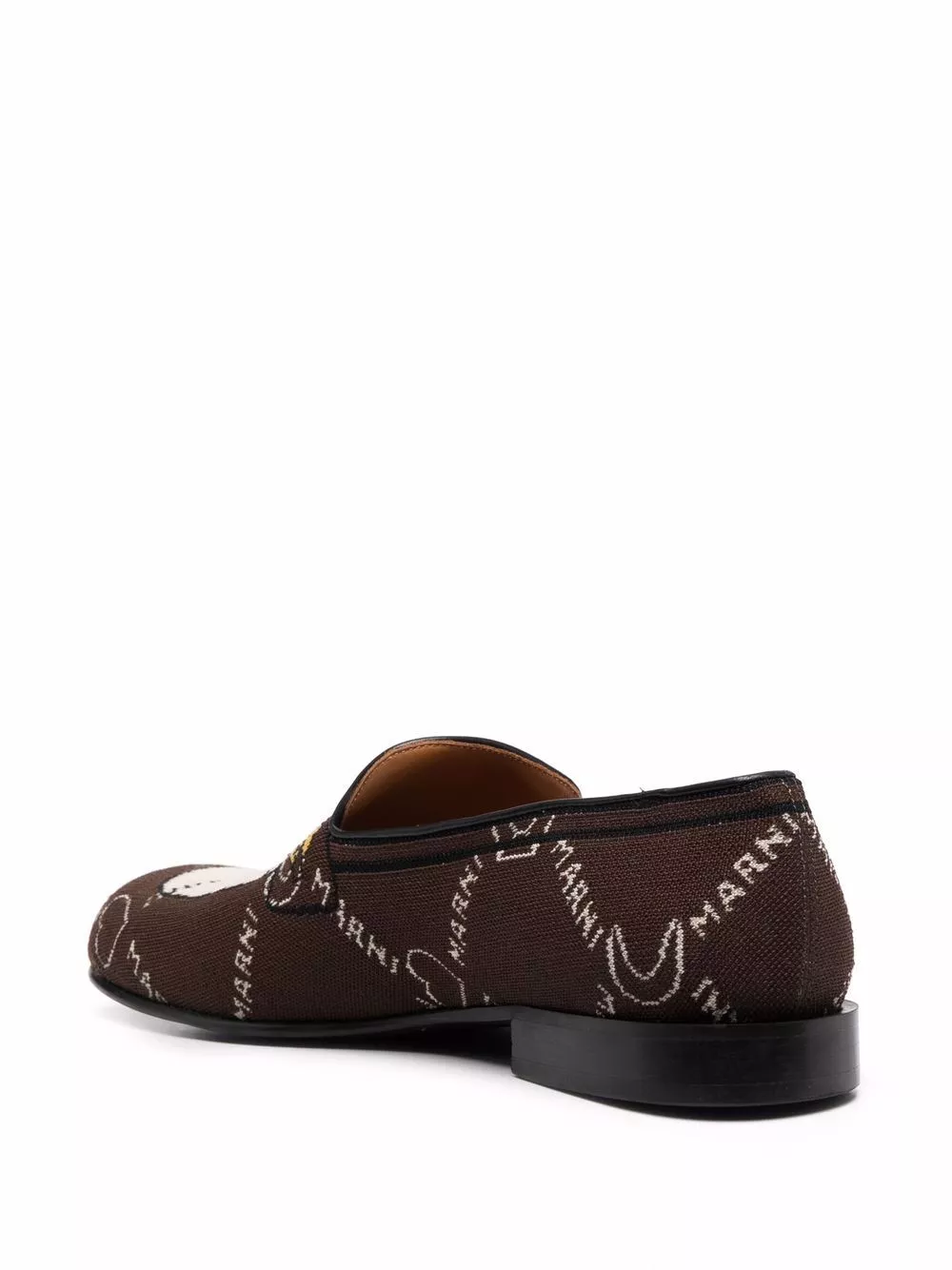 Cheap Marni monogram-knit loafers Men 0128