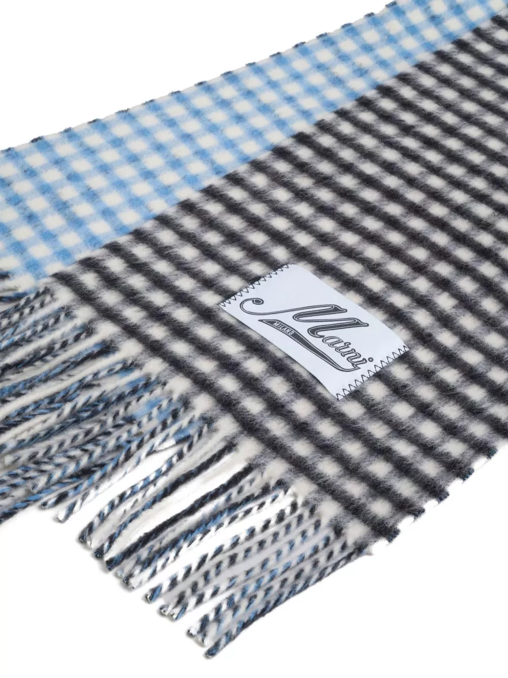 Cheap Marni gingham scarf Women 0205