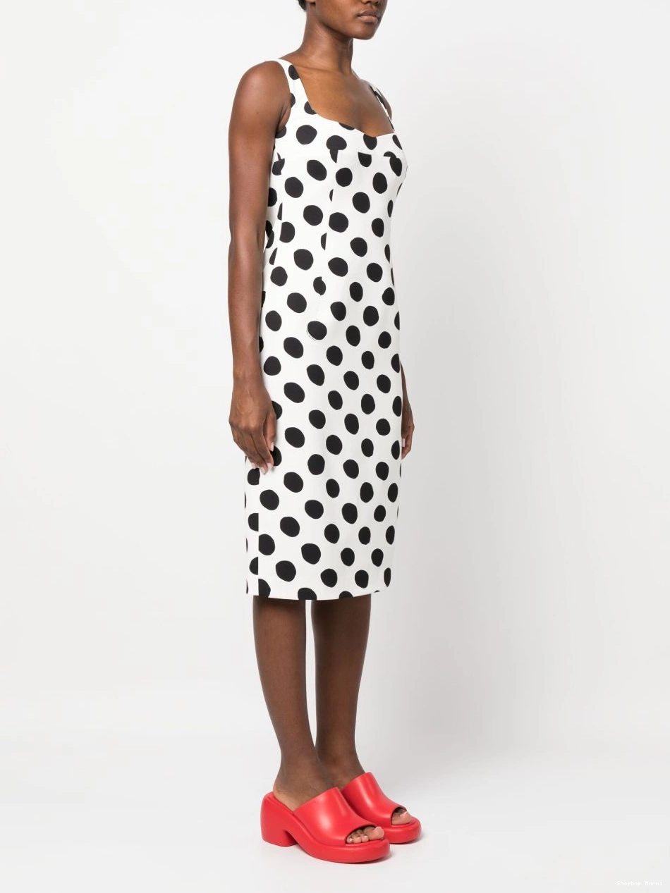 Cheap sleeveless polka Marni midi dress dot-print Women 0220