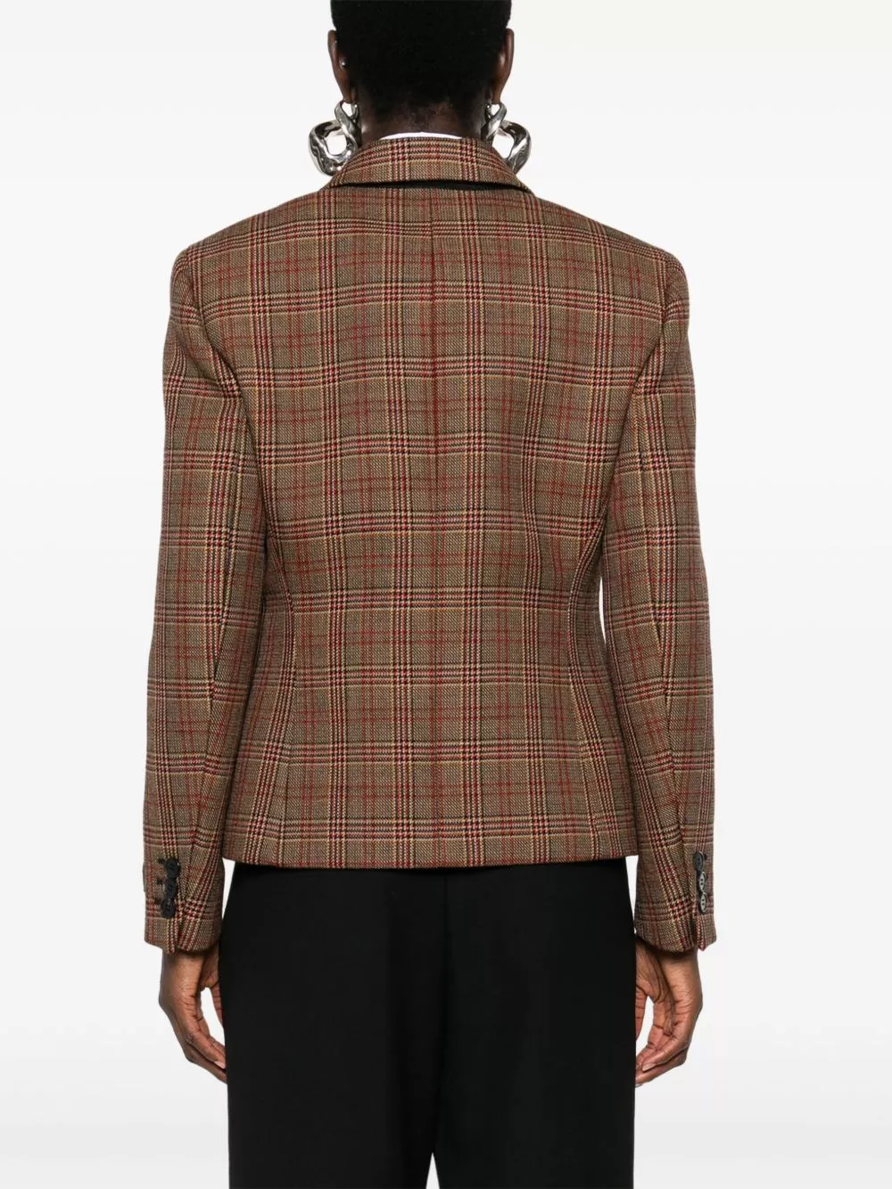 Cheap Marni plaid-check blazer Women 0204