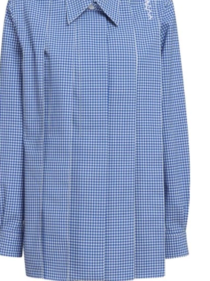 Cheap shirt Marni gingham-check pleated Women 0215