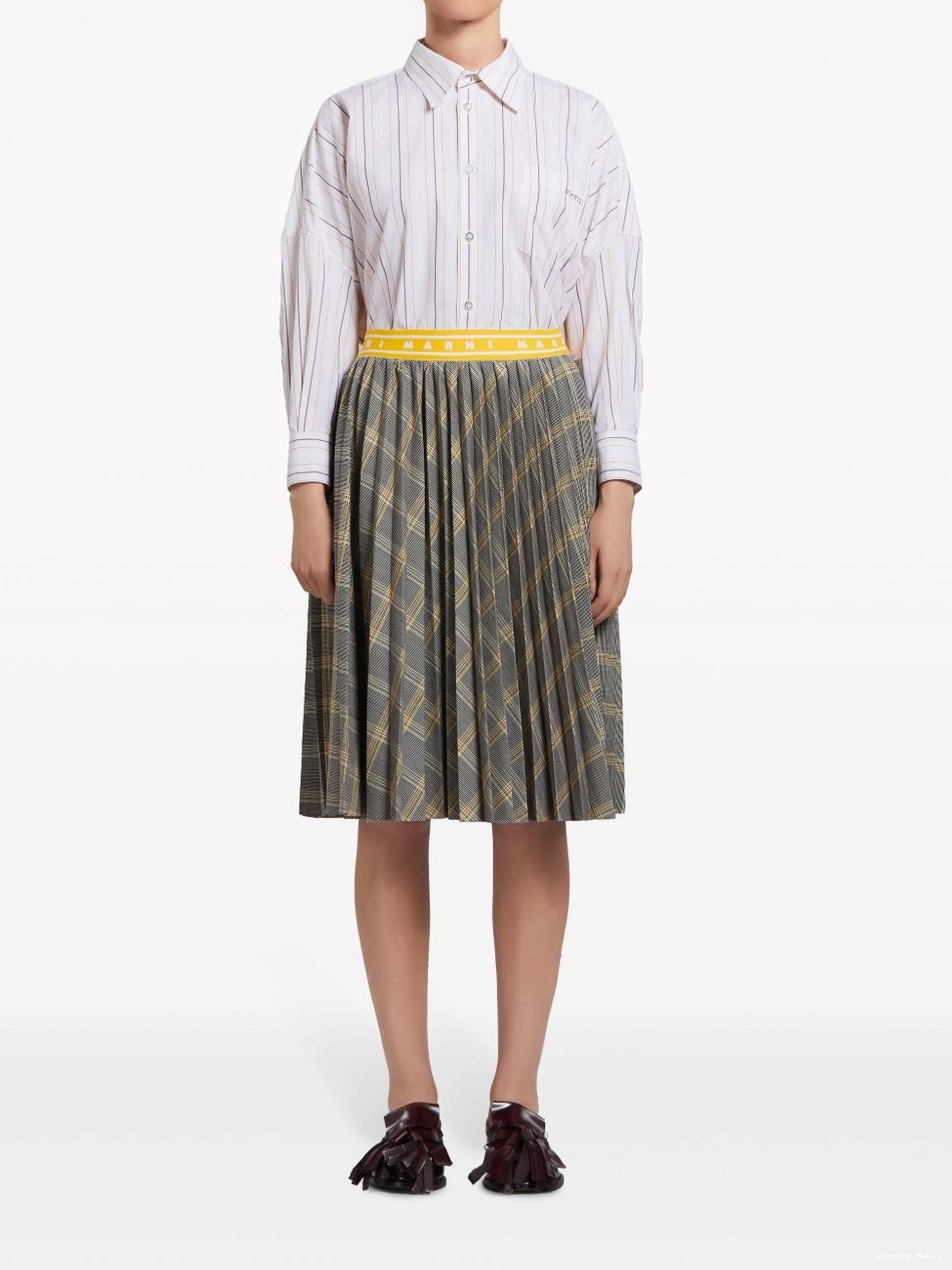 Cheap skirt Women checked midi pleated Marni 0215