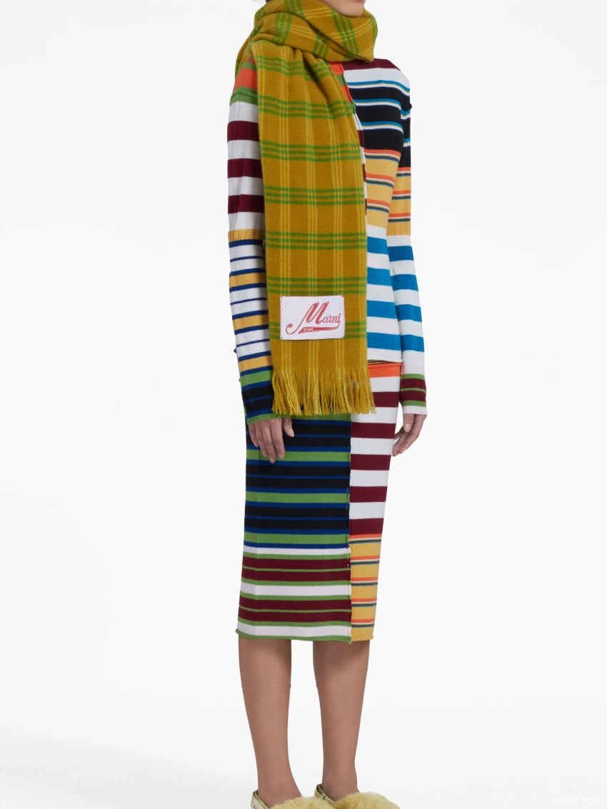 Affordable jumper Women Marni patchwork striped 0211