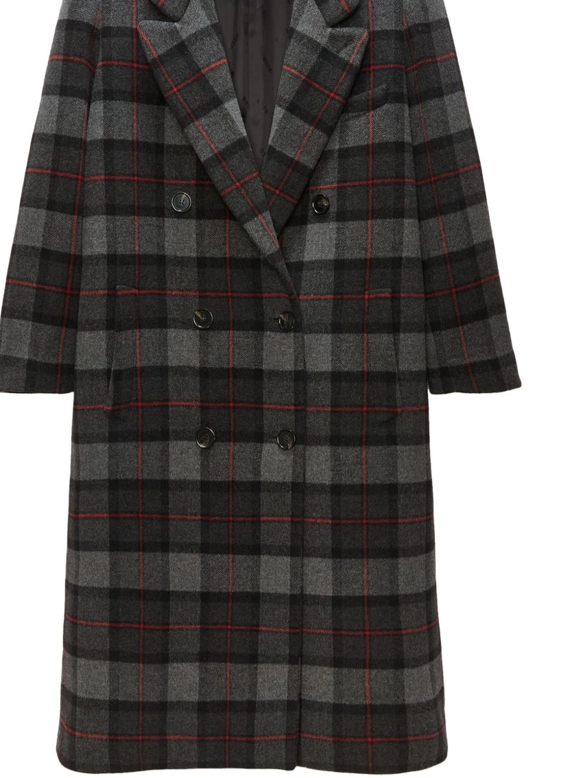 Affordable Marni double-breasted coat checked Women 0224