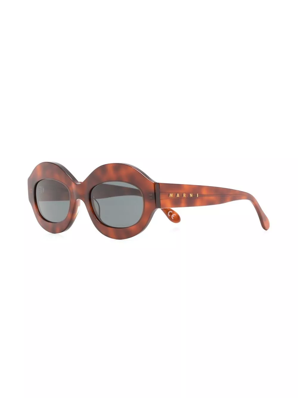 Affordable Marni Eyewear tortoiseshell round-frame sunglasses Women 0205