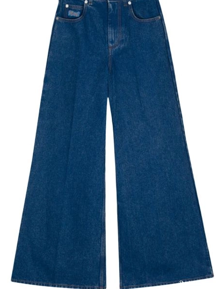 Cheap organic-cotton Marni jeans wide-leg Women 0223