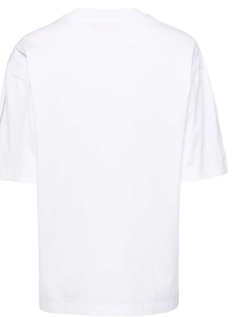 Affordable padded-logo T-shirt Marni organic-cotton Women 0215