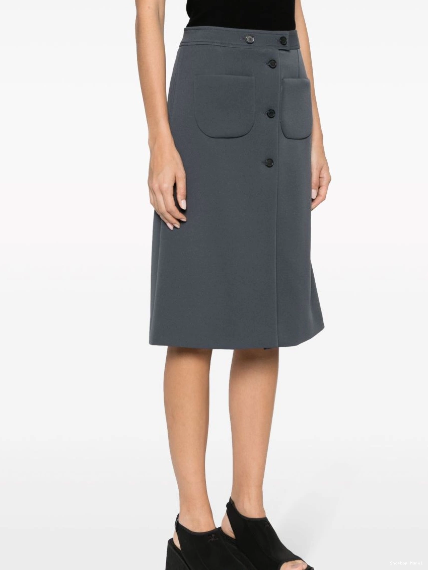 Affordable Marni A-line midi skirt Women cotton 0215