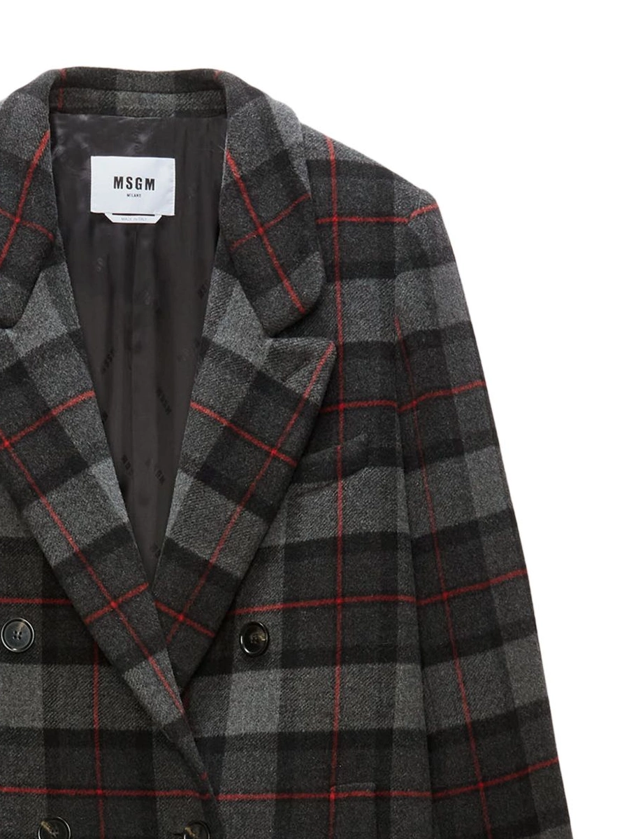 Affordable Marni double-breasted coat checked Women 0224