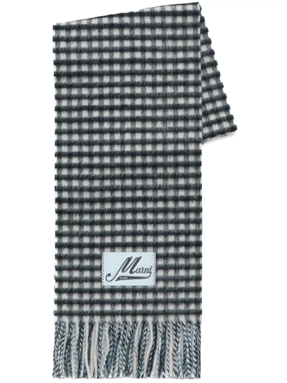 Cheap Marni gingham scarf Women 0205