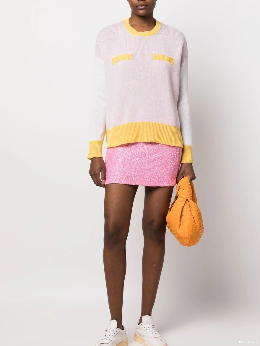 Affordable cashmere jumper colour-block Marni Women 0222