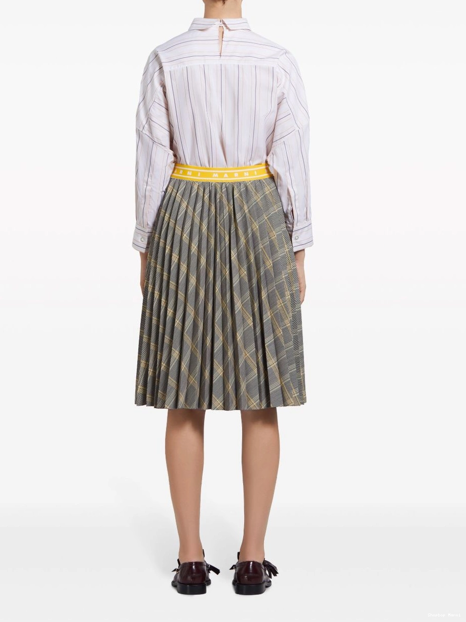 Cheap skirt Women checked midi pleated Marni 0215