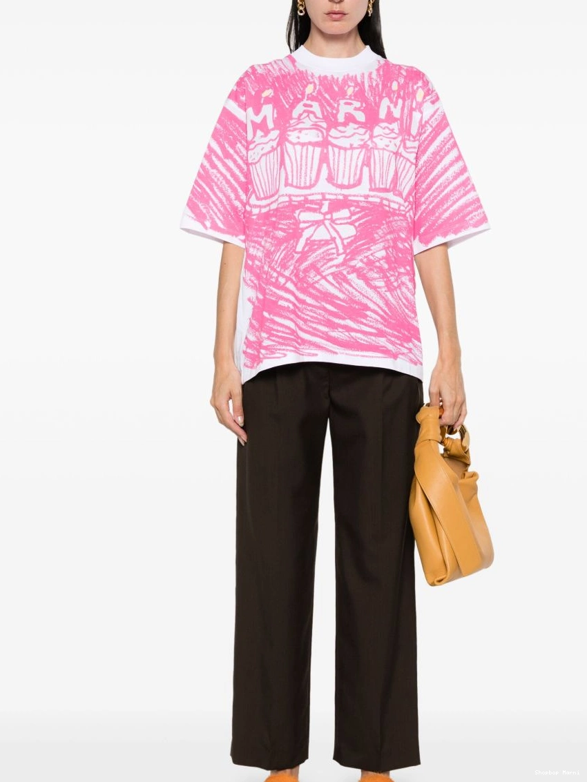 Cheap T-shirt illustration-print Women Marni 0214