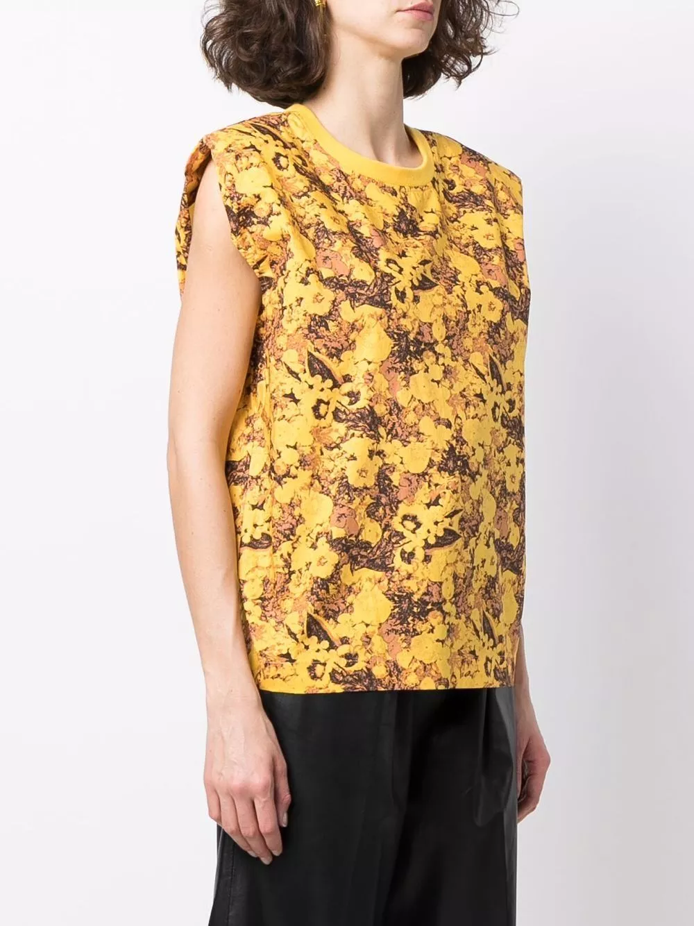 Affordable Marni floral-print sleeveless top Women 0204