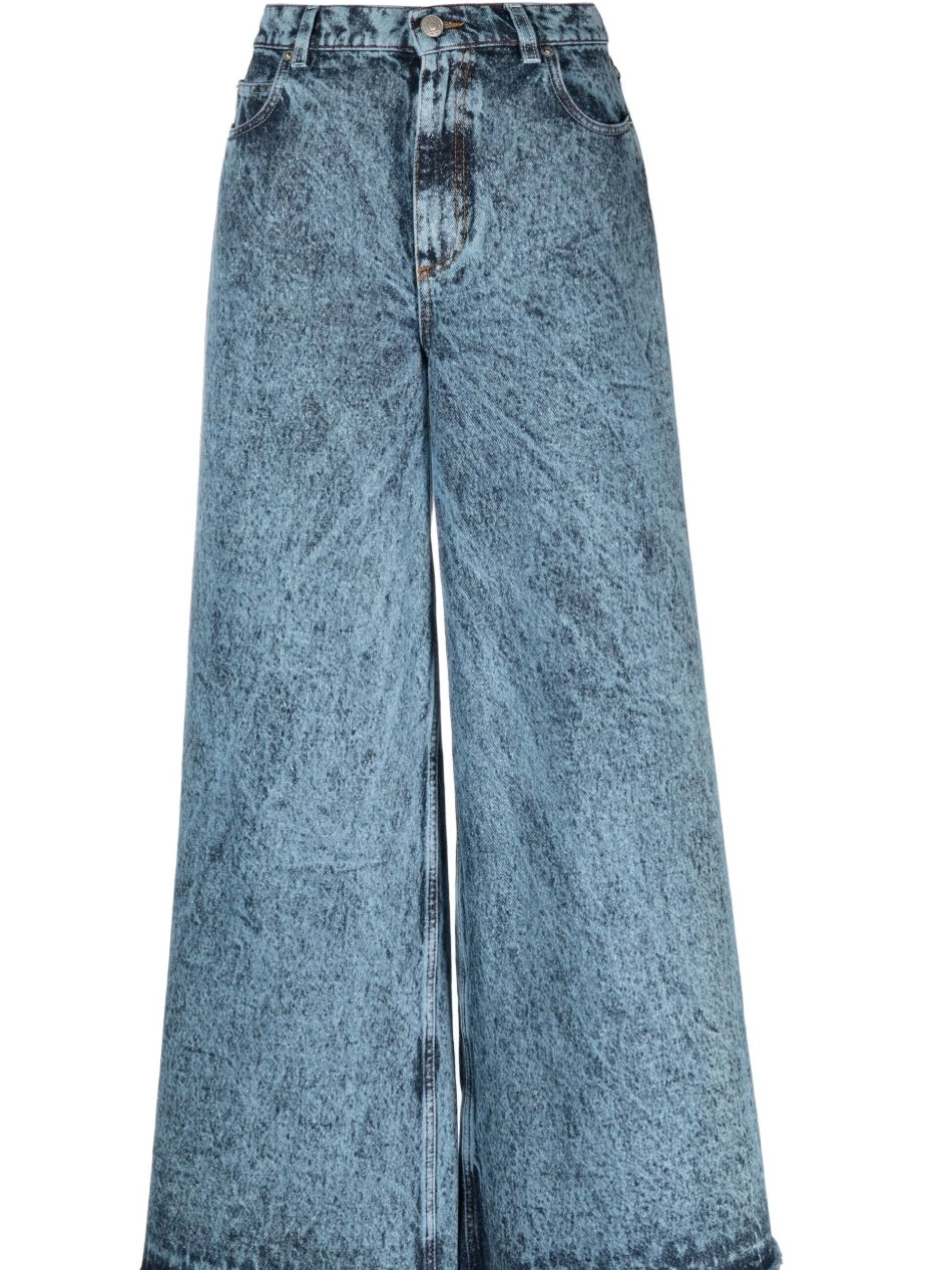 Affordable Marni wide-leg jeans acid-wash Women 0217