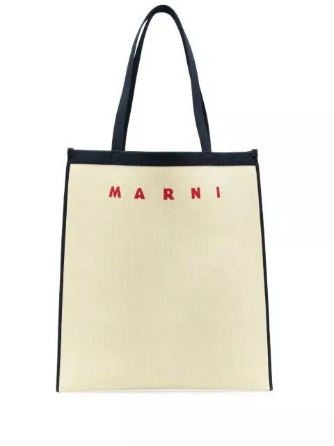 Affordable Marni logo embroidery tote bag Men 0206