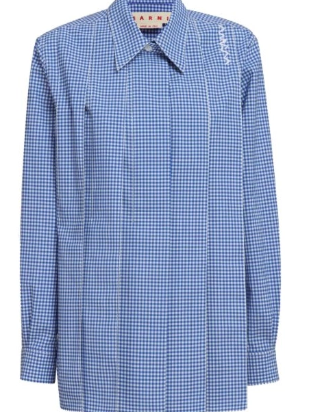 Affordable gingham-check Marni shirt pleated Women 0219