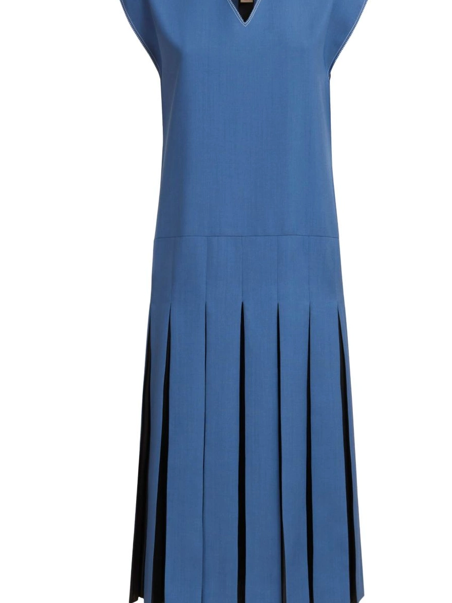 Affordable dress twill midi Women pleated Marni 0215