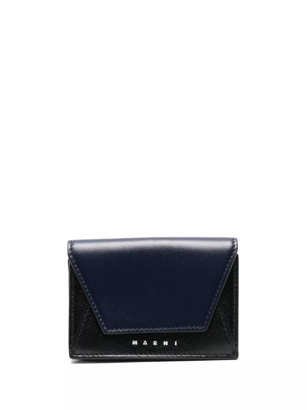 Cheap Marni logo-embossed foldover wallet Men 0201