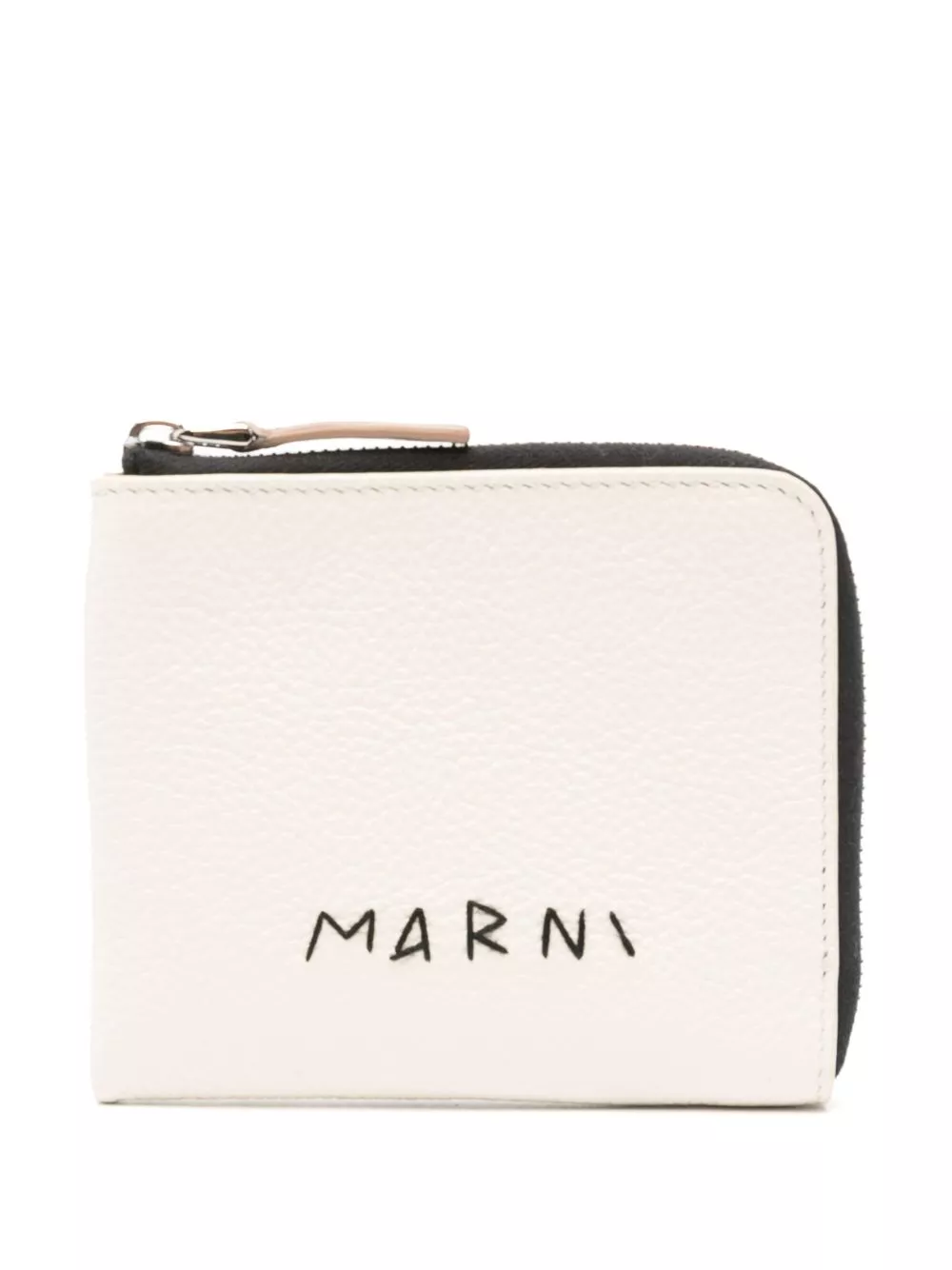 Affordable Marni logo-embroidered leather wallet Women 0205