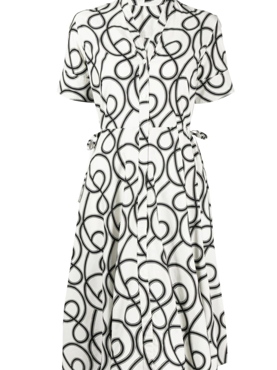 Cheap pleated dress midi abstract-print Marni Women 0224