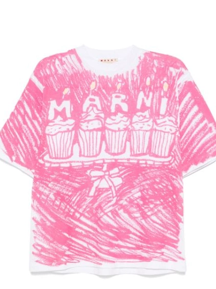 Cheap T-shirt illustration-print Women Marni 0214