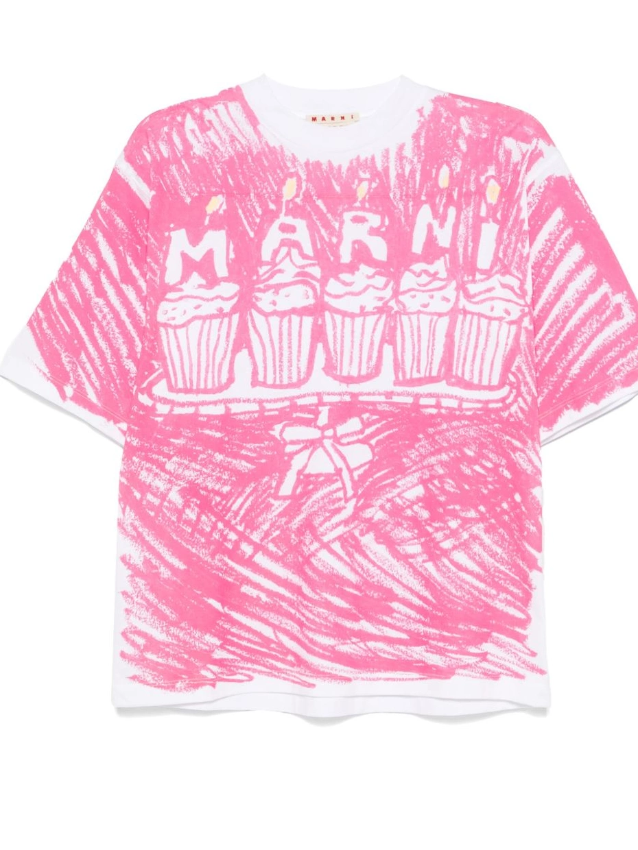 Cheap T-shirt illustration-print Women Marni 0214