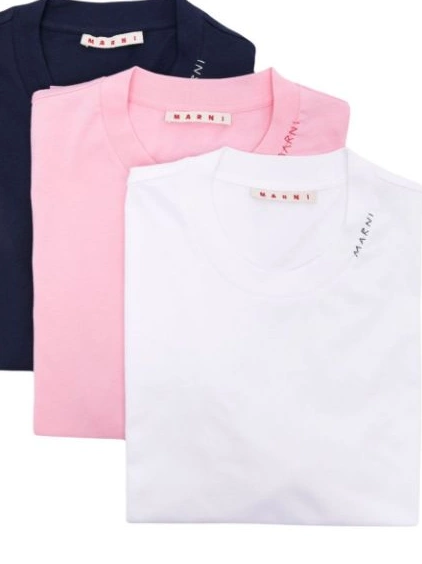 Cheap T-shirt cotton logo-embroidered Women Marni 0212