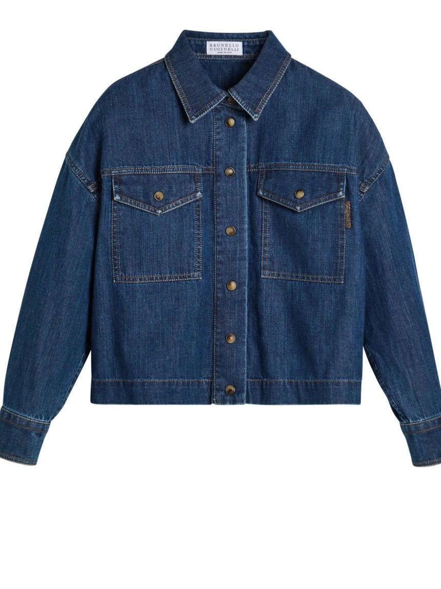 Affordable Marni logo-patch denim Women shirt 0224