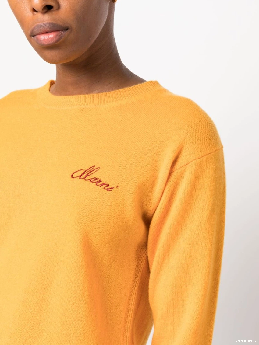 Affordable logo-embroidered cashmere Marni Women jumper 0213