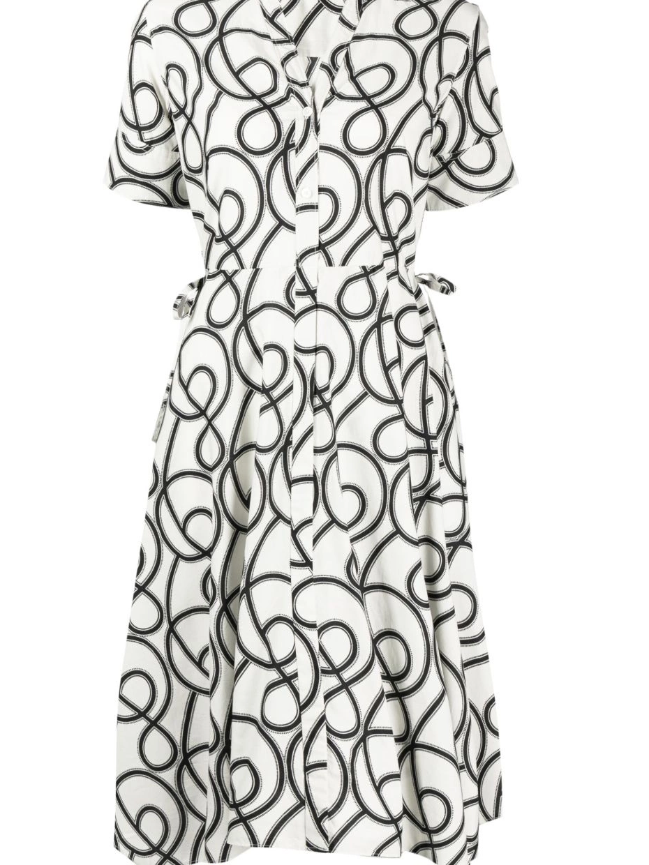 Affordable dress Women abstract-print Marni midi pleated 0211