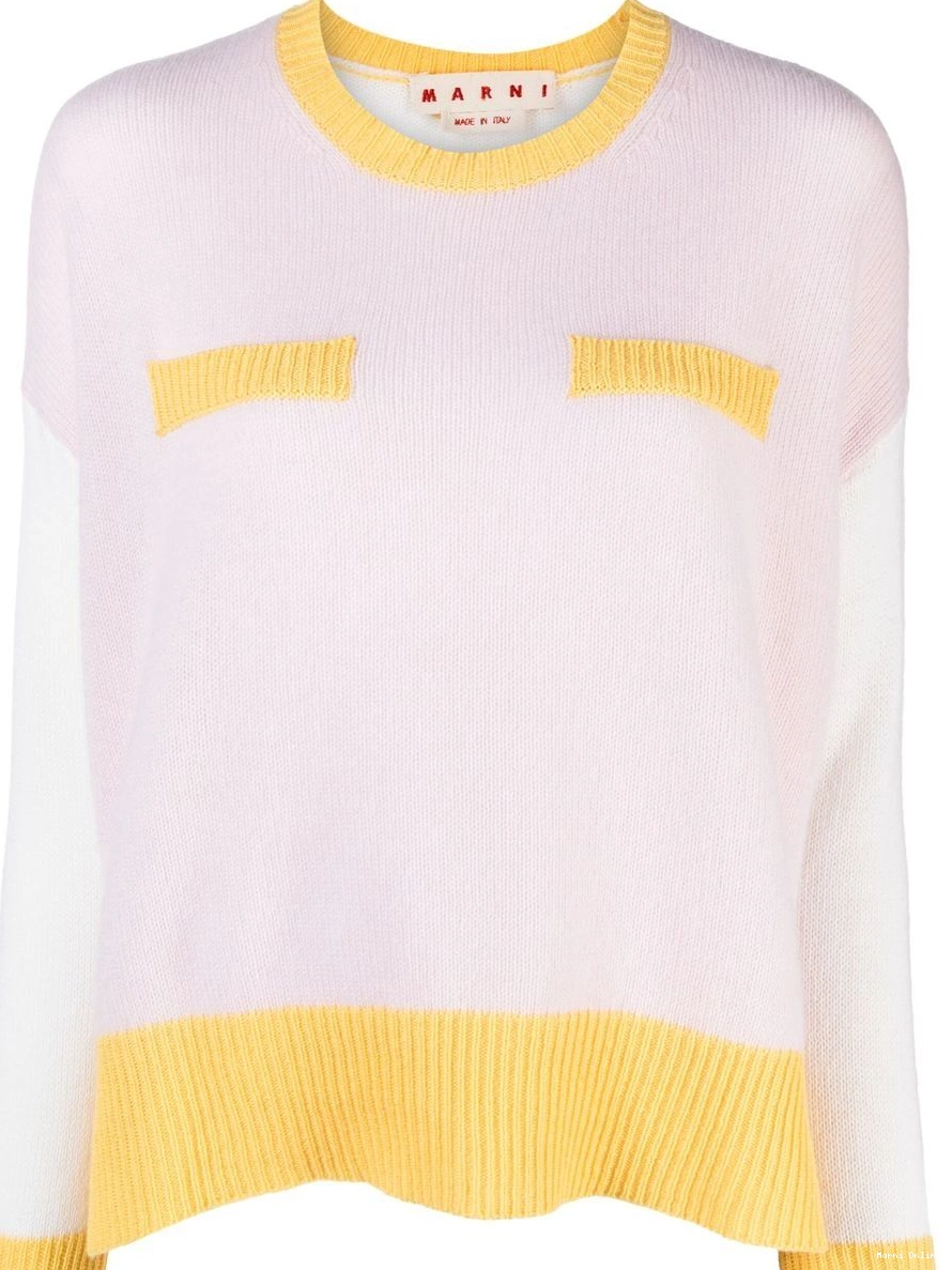 cashmere jumper colour-block Marni Women 0222