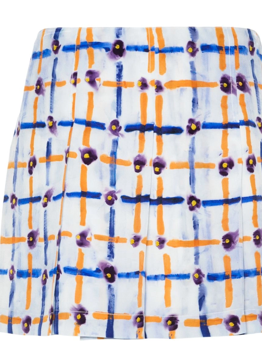 Affordable Marni Women Saraband-print skirt silk 0224