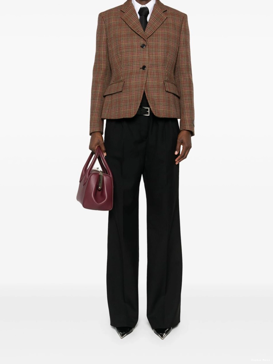 Affordable Women Marni blazer plaid-check 0217