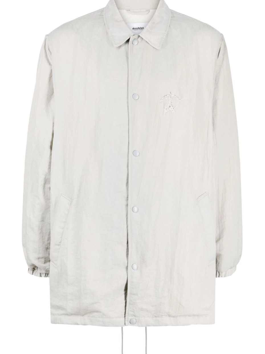 Affordable Women logo-embroidered shirt jacket Marni 0224