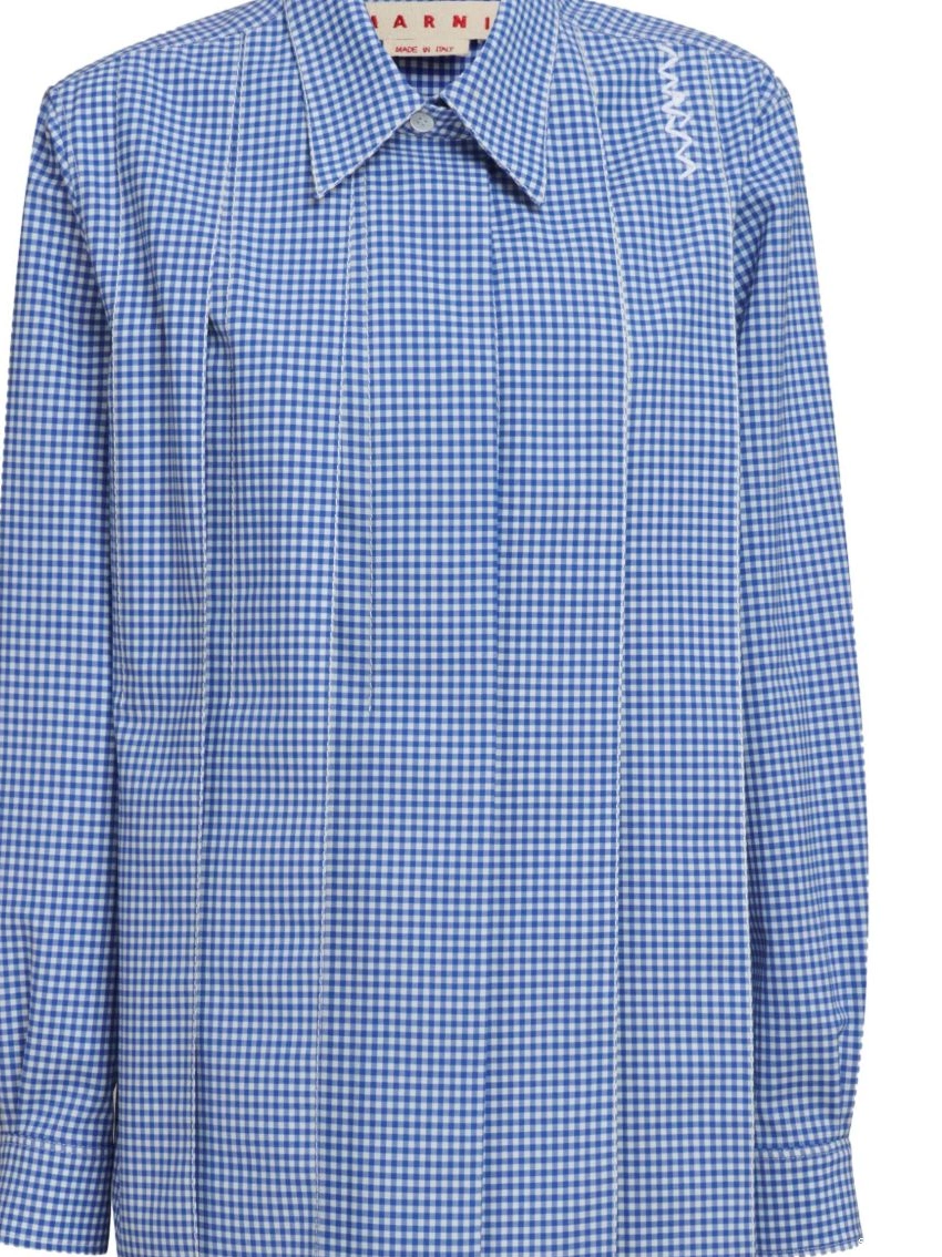 Affordable gingham-check Marni shirt pleated Women 0219