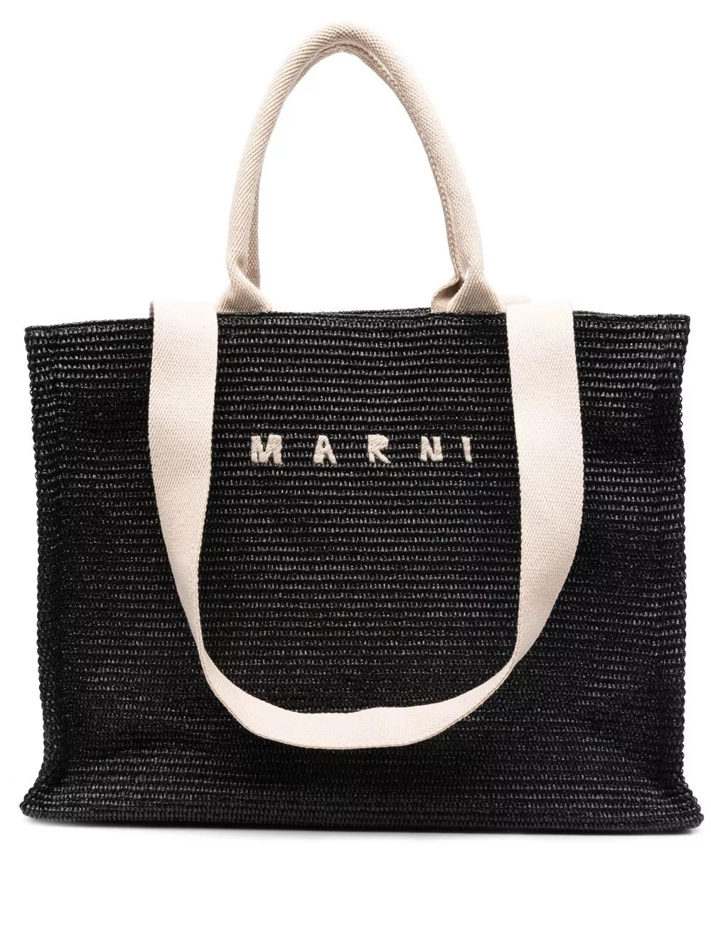 Cheap Marni embroidered-logo tote bag Men 0206