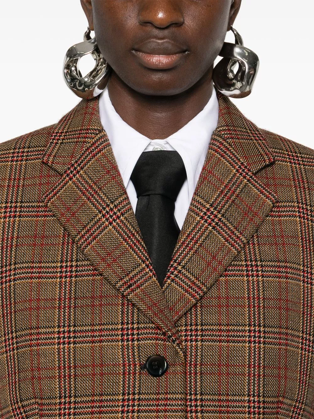 Cheap Marni plaid-check blazer Women 0204